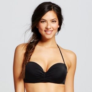 Shade & Shore 36B OR 36C summer bikini top black